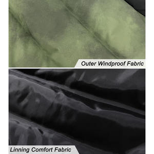 Chaleco de hombre, chaleco ligero personalizado, chaqueta sin mangas plegable de burbujas cálidas, chaleco acolchado de invierno de talla grande para hombre - Product Image 4