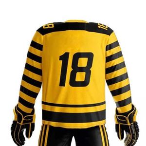 Uniformes confortables et doux personnalisables de hockey sur glace impression par sublimation approvisionnement d'usine OEM ODM ensembles de vêtements pour sports d'équipe style - Product Image 4