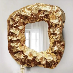 Miroir noir de forme irrégulière pleine longueur pour votre chambre à coucher, comme décoration et remplissage - Product Image 5