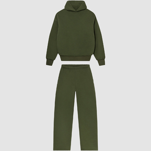 Venta al por mayor de ropa deportiva para hombre con logotipo personalizado, traje de peso pesado para hombre, traje transpirable a la moda, ropa para hombre, chándal con hombros caídos para hombre - Product Image 2