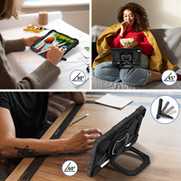 360 Derece Dönebilen Tablet Kılıfı, Darbeye Dayanıklı Sağlam Koruyucu Kılıf, iPad 9.7 5. ve 6. Nesil Pro 9.7 için Kalem Tutucu ile