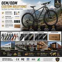 Bicicleta de Montaña XC de Fibra de Carbono de 9.9 kg, Ruedas de 27.5/29 Pulgadas, 12 Velocidades, Frenos de Disco Hidráulicos TEKTRO, Horquilla de Aire