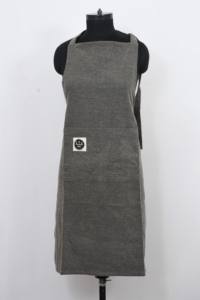 Delantal sin Mangas 100% Algodón Gris Oscuro con Estampado Diseñado para Uso Refrescante en la Cocina, Exportado por KRIVIAN EXPORT PRIVATE LIMITED - Product Image 2