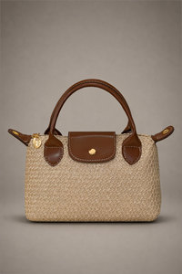 Women's Woven <b>Straw</b> Handbag | Mini Top Handle Tote <b>Bag</b> | OEM ODM Manufacturer - Product Image 3