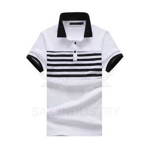 Polo deportivo personalizado para hombre, camiseta 2022 de algodón con bordado liso, alta calidad, venta al por mayor, 100% - Product Image 5