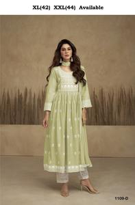 ผ้าไหมเรยอนคุณภาพสูงสำหรับงานปาร์ตี้งานลำดับลำดับลำดับสไตล์ปากีสถานจากนักออกแบบล่าสุดของ Fab Zone - Product Image 5