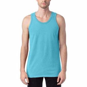 Precio razonable Gimnasio Heavy Duty Gym Workout Wear Men Tank Top Best Selling Plain Dyed Tank Top Disponible en todos los tamaños Tank Top - Product Image 3