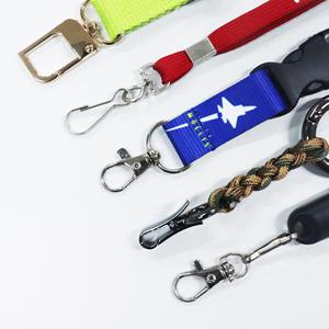 Bán Buôn Tùy Chỉnh Polyester Dây Buộc Thẻ Chủ Văn Phòng Với Móc Biểu Tượng Tùy Chỉnh Màn Hình Lụa In Ấn Nylon Sợi Dây Thừng Jacquard Dây Buộc - Product Image 4