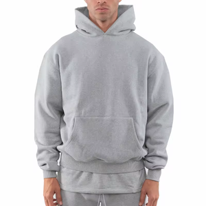 Sudaderas con capucha de alta calidad para hombre, sudaderas unisex de gran tamaño, sudaderas con capucha con logotipo personalizado, Sudadera con capucha de algodón personalizada para hombre de peso pesado en blanco - Product Image 2