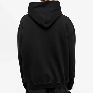 Sudadera con capucha deportiva de gimnasio para hombre de alta calidad OEM, Jersey grueso de algodón 100% de peso pesado, ropa de invierno, cuello con capucha, técnica lavada sólida - Product Image 3