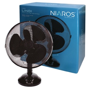 Ventilatore da dessert nero 40W 34cm (Niaros 300010017) - Product Image 1