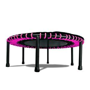 LEAPS REBOUNDS 48 <b>Mini</b> Pink Fitness <b>Trampoline</b> Rebounder Gym Equipment Safe Indoor PVC Polypropylene Foam for Outdoor Use - Product Image 2