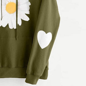 Sudadera con capucha de manga larga para mujer, jersey de moda, colorido, liso, hecho en Pakistán - Product Image 3