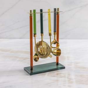 Ensemble d'outils de bar en métal robuste pour le mélange quotidien de cocktails, assurant fiabilité, résistance et performance fluide - Product Image 5