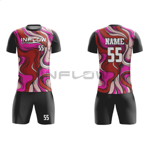 Maillot de football respirant à séchage rapide pour hommes, service OEM, ensemble de vêtements de football, impression de nom personnalisée, uniforme d'équipe, vêtements de sport - Product Image 3
