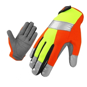 ถุงมือนิรภัยสำหรับทำงานทนทานต่อแรงกระแทกถุงมือกลศาสตร์ส่วนบุคคลถุงมือหนังทำงานที่ยอดเยี่ยม - Product Image 1