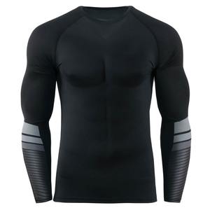 OEM personalizado impreso Rash Guard para hombres al por mayor protección UV camisa de compresión de manga larga Surf impreso 'Rush Guard' en blanco - Product Image 2