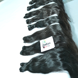 <b>Cheap</b> 100% Natural Color Black Kinky Silky Bundle wave Deep Wave Remy Indian Human Hair <b>Extensions</b> for Women - Product Image 3