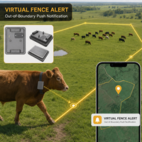 Traceur GPS solaire G10 en gros pour bétail, 15000 mAh, 4G, pour bovins, ovins, équins, avec application gratuite, alerte géofence et entraînement à 3 niveaux