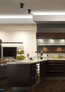 Striscia luminosa in alluminio nero serie Tonik GU10 con 2 faretti (Jueric 10296) - Product Image 2