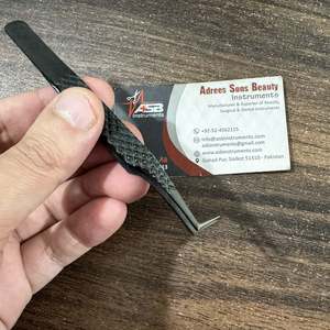 Pince à cils à 90 degrés, outil de beauté en acier inoxydable personnalisable, léger, impression de logo personnalisée, service OEM - Product Image 5