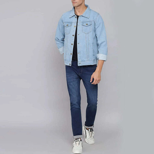 Wholesale New Fashionable Best Selling Customized High Quality <b>Slim</b> <b>Fit</b> Windproof OEM Washed Jeans <b>Mens</b> <b>Jackets</b> Comfortable - Product Image 4