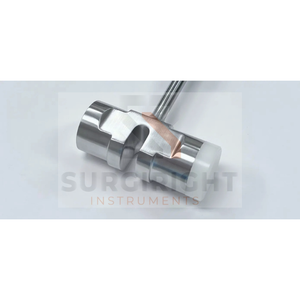Mallet SLOTTED Cabeza de 9 pulgadas W Tapa de nailon reemplazable Cabeza de 1lb Mango ergonómico Delrin negro de Surgiright Instruments - Product Image 2