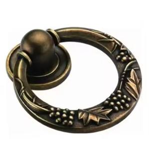 Vintage Style Metal <b>Door</b> <b>Knocker</b> European Antique <b>Front</b> <b>Door</b> Decoration Heavy Duty Ring Handle Home Gate Entrance Decor - Product Image 4