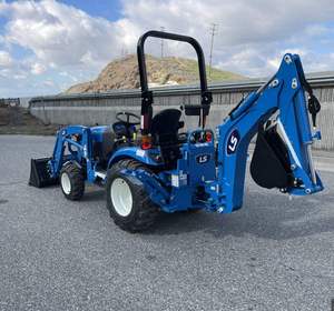 New LS 45HP Engine 4x4 <b>Walking</b> Lawn Mower Tractor Front Loader Backhoe Grass Box 6 Ton Residential Use 2023 Japan 0.33m Bucket - Product Image 1