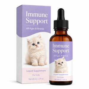 Gocce Immunitarie per Gattini con Colostro ed Echinacea per il Benessere e la Vitalità Felina, Produzione OEM - Product Image 1