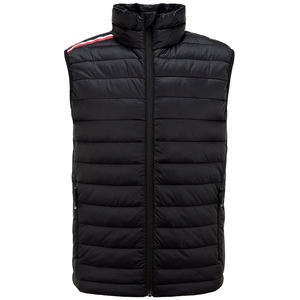 Nouvelle arrivée veste pour hommes imperméable avec col montant et fermeture éclair gilet sans manches bouffant - Product Image 6