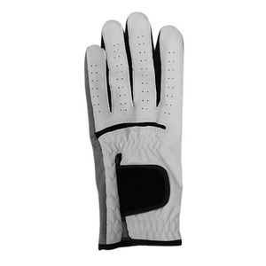 Guantes de golf de piel de oveja Cabretta blanca izquierda y derecha antideslizantes Tela transpirable duradera Logotipo personalizado Material suave para deportes - Product Image 5