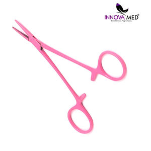 Pinces hémostatiques droites et courbées en acier inoxydable de 12,5 cm, instruments chirurgicaux par INNOVAMED INSTRUMENTS en gros - Product Image 4