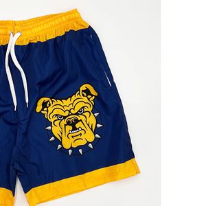 NC A & T Aggies Bulldog Maillot de bain solide et décontracté avec fermeture à cordon de serrage respirante 1891 pour hommes et femmes - Product Image 3