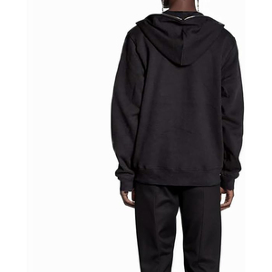 Sweat à capuche surdimensionné confortable pour homme, en polaire et tissu personnalisé, imprimé numérique en relief, haute qualité, pour l'hiver - Product Image 3