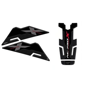 Kit 3 Protezioni Adesive 3D Compatibili con MOTO 2016-2017 per HONDA NC750X Adesivi Protettivi per Moto NC 750 - Product Image 1