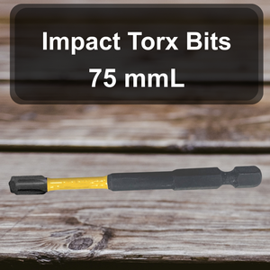 Taiwan Supplier OEM ODM 1/4" 75mmL Impact <b>Torx</b> Bits with Color sleeve - Product Image 4