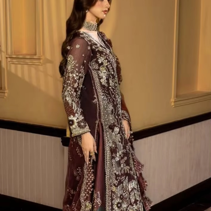 chinese dress ladies Buy Sharara Plazo Dress Stitched Indian Pakistani Designer Palazzo Suits  Salwar Kameez for Woman KV (3X-PLUS-54, Peach) at Amazon.in