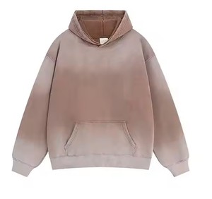 Toutes les couleurs unies Top Ranking Sun Faded Hoodie Pleine longueur des manches pas cher taux durable confortable basiques coton mélangé Hoodie - Product Image 2