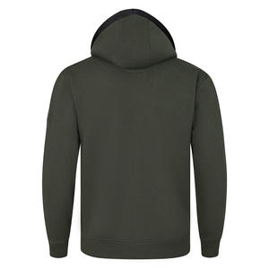 เสื้อมีฮู้ดผ้าฝ้าย100% สำหรับผู้ชายผู้หญิงเสื้อครอปแบบรูดซิปเต็มตัวผ้าคอตตอนฤดูหนาวออกแบบได้ตามต้องการ - Product Image 4