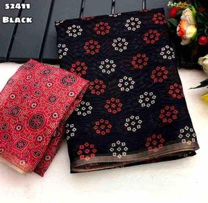 Sari de créateur indien exclusif fantaisie dernière qualité supérieure sari pour femmes vêtements de fête ethnique vêtements de mariée les plus vendus - Product Image 1