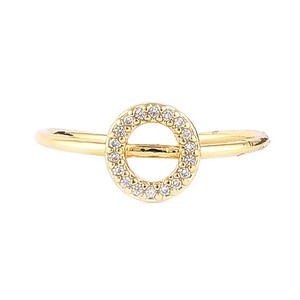 Anillo de Dedo con Letras del Alfabeto para Mujer - Dorado - Dorado - Product Image 2