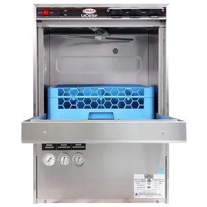 CMA Dishmachines UC65E Commercial Kitchen Undercounter Dishwasher High Temp Glasswasher 30 <b>Racks</b>/Hr Dishwashing Sterilization - Product Image 1
