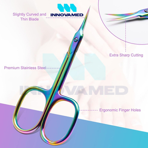 กรรไกรตัดเล็บสเตนเลสสตีลที่มีความคมชัดสูงสำหรับใช้ในร้านเสริมสวย - Product Image 2