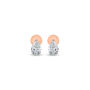 Boucles d'oreilles en diamant en forme de poire rayonnante avec une brillance époustouflante, idéales pour les tenues de soirée ou les bijoux de mariée d'Inde - Product Image 3