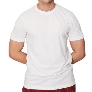 Camiseta de Manga Corta para Hombre, Cuello Redondo, Color Sólido, 100% Algodón, de Alta Calidad, Secado Rápido, Transpirable, Corte Regular, Venta al Por Mayor - Product Image 1