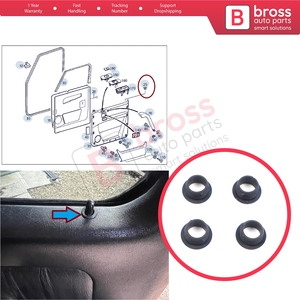 BDP1654ปลอกสวมแกนล็อกประตูจำนวน4ชิ้นสำหรับ W124 W126 190 W201 W202 W203 C208 C209 W210 W168 W163 W460 W461 W463รุ่น2019921205 - Product Image 5