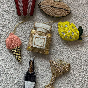 Pendentif en labradorite bleu naturel chatoyant, pendentif en pierre précieuse sculptée à la main, pendentif en boucle, petit pendentif en quartz rouge - Product Image 1