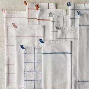 100% Cotton <b>Quick</b> <b>Drying</b> Blue Striped Tea <b>Towels</b> Home Dining Table Decor Highly Absorb Washable Kitchen Cleaning <b>Towel</b> Reusable - Product Image 4