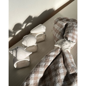 Anillos de concha pulidos naturales: servilleteros de cristal, artículos de vajilla más vendidos en 2025 con diseño de lujo. - Product Image 5